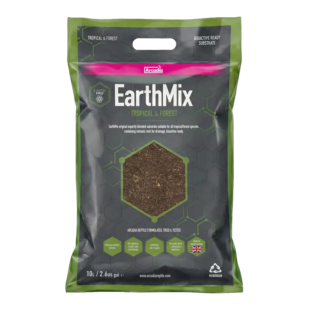 ARCADIA EarthMix Tropical 10L Podłoże Bioaktywne Tropikalne Leśne