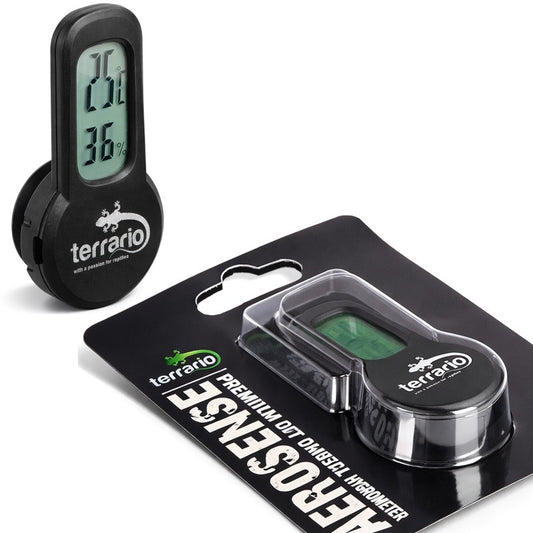 TERRARIO AeroSense Cyfrowy Termometr i Higrometr LCD do Terrarium