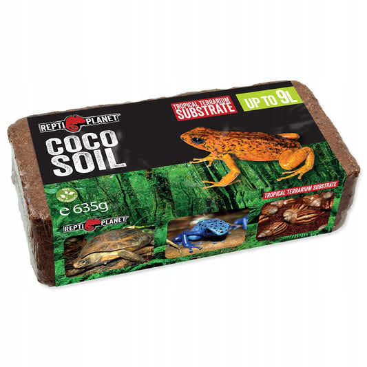 REPTI PLANET kostka kokosowa 635g podłoże, substrat do terrarium