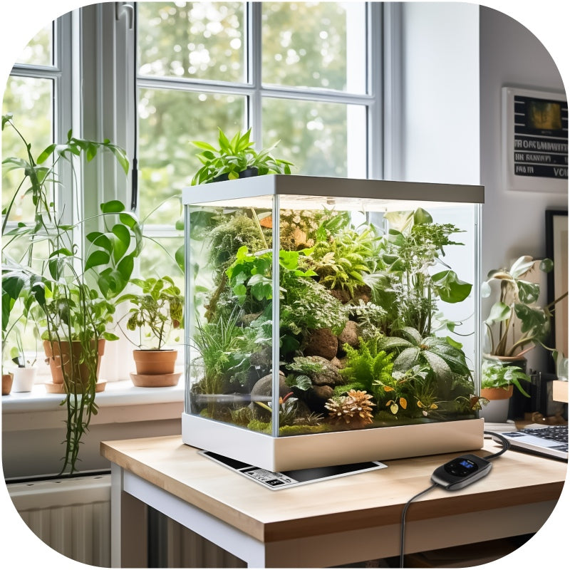 TERRARIO Amarillo Mata Grzewcza 35W z Termostatem LCD do Terrarium 65x28cm