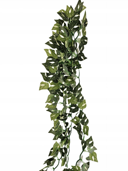 Sztuczna Roślina do Terrarium - Scindapsus złocisty 90cm - HerpeTerrarium