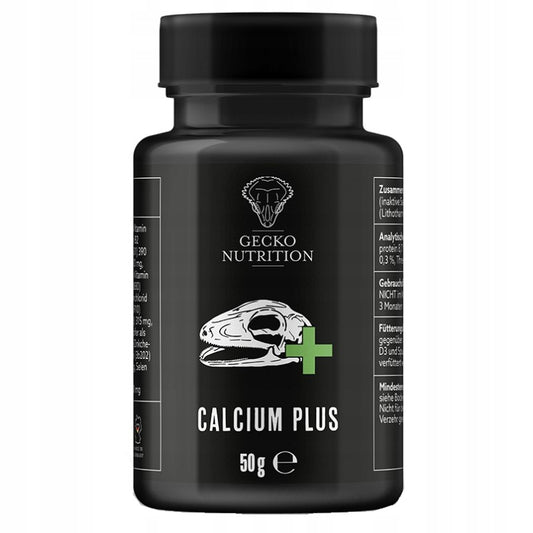 Gecko Nutrition CALCIUM PLUS Wapno i Witaminy 50g
