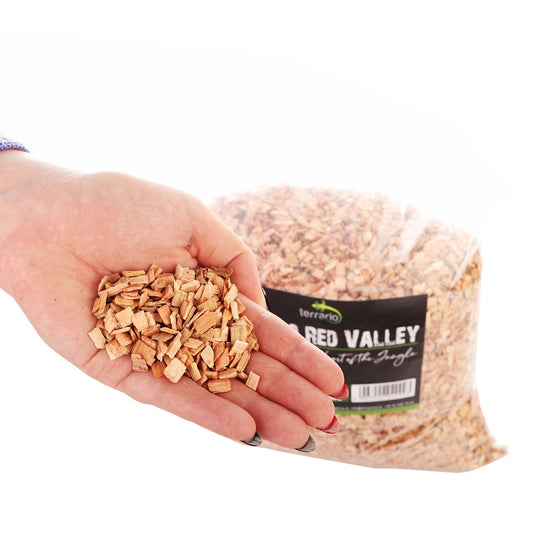 TERRARIO Buffalo Red Valley 5L Średnie Zrębki Olcha Podłoże Terrarium