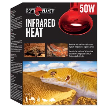 REPTI PLANET Infrared  Heat żarówka grzewcza Spot 50W do terrarium