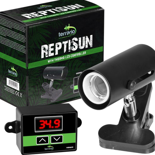TERRARIO ReptiSun Temperature Control Lampa z Termostatem Sonda E27 Klips