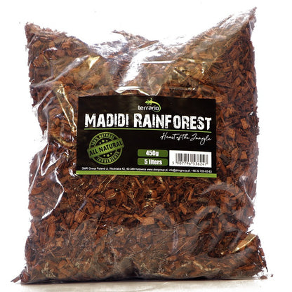 TERRARIO Madidi Rainforest 5L Podłoże Drobne Zrębki Kokosa do Terrarium