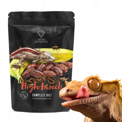 Gecko Nutrition High Insects (owady) 100g - pokarm (papka) dla gekona