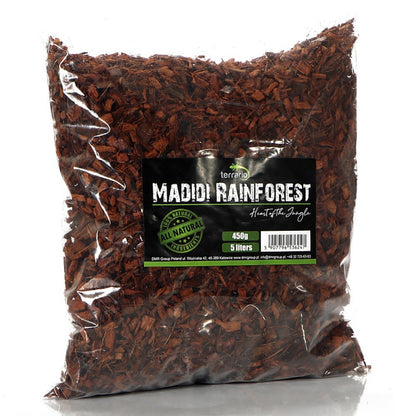 TERRARIO Madidi Rainforest 5L Podłoże Drobne Zrębki Kokosa do Terrarium