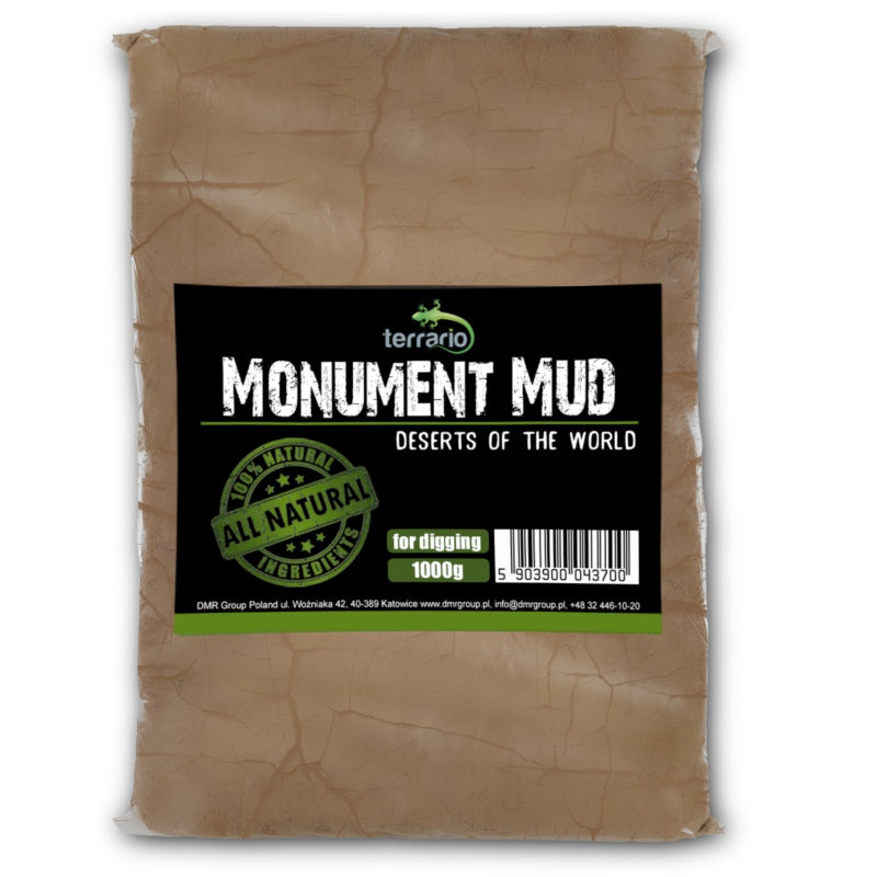 TERRARIO Monument Mud 1kg Podłoże z Gliną do Kopania Nor i Tuneli
