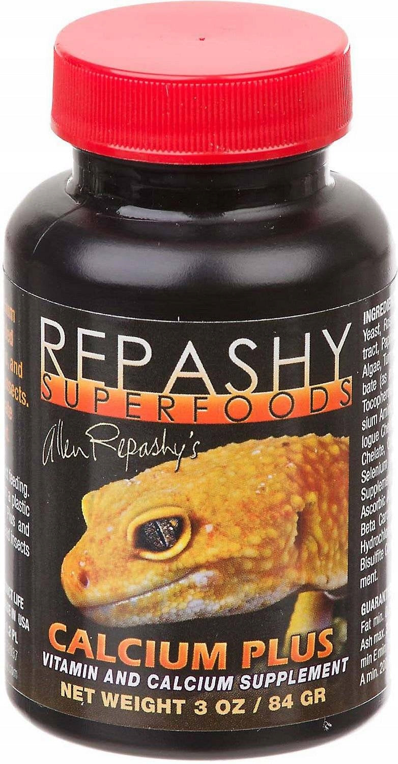 REPASHY Calcium Plus 85 g witaminy i wapń dla gadów i płazów