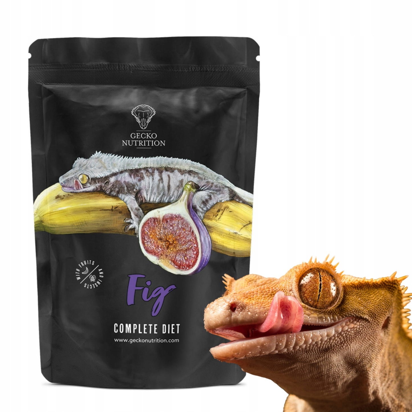 Gecko Nutrition Figa 100g - pokarm (papka) dla gekona