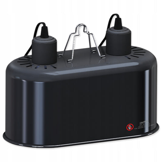 REPTI PLANET podwójna lampa max 2x150W E27 do terrarium (Dual Dome)