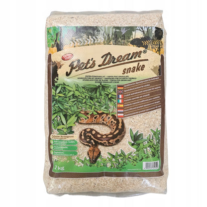 Pet's Dream Snake lignocel, aspen, podłoże, ściółka dla węży 2kg JRS