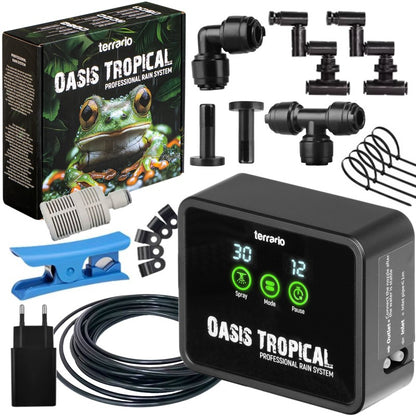 TERRARIO Oasis Tropical Zraszacz Automatyczny System Mgiełki Terrarium USB