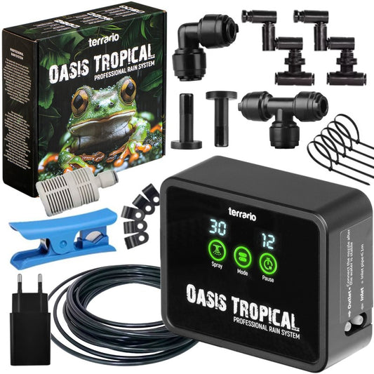 TERRARIO Oasis Tropical Zraszacz Automatyczny System Mgiełki Terrarium USB