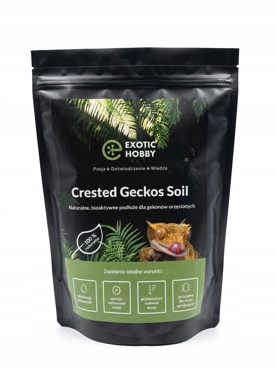 Exotic Hobby Crested Gecko Soil podłoże bio dla gekona orzęsionego 3l