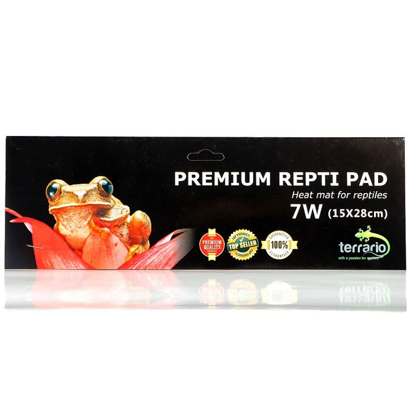 TERRARIO Premium Repti Pad 7W – Mata Grzewcza z Regulacją Mocy 15x28cm