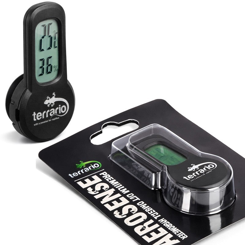TERRARIO AeroSense Cyfrowy Termometr i Higrometr LCD do Terrarium