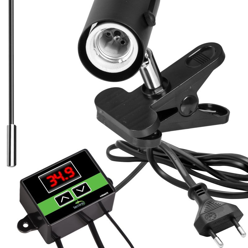 TERRARIO ReptiSun Temperature Control Lampa z Termostatem Sonda E27 Klips