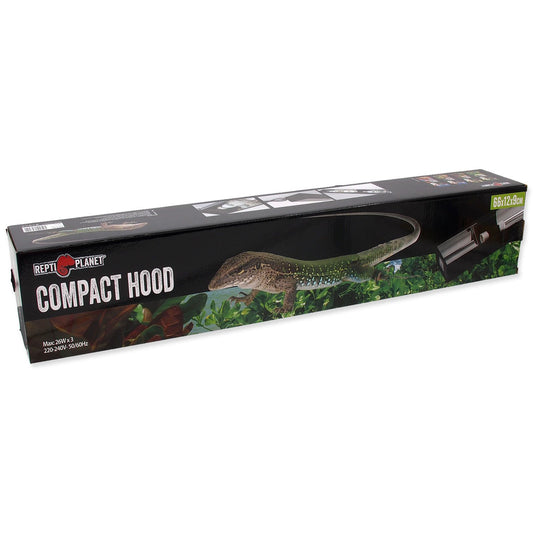 REPTI PLANET Compact Hood 66cm Belka Oprawa do Terrarium E27 na 3 Żarówki