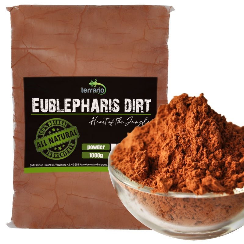 TERRARIO Eublepharis Dirt 1kg Podłoże dla Gekona Lamparciego