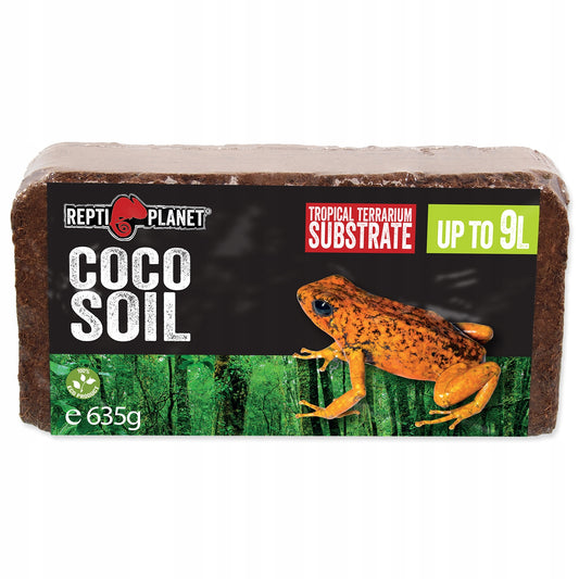 REPTI PLANET kostka kokosowa 635g podłoże, substrat do terrarium
