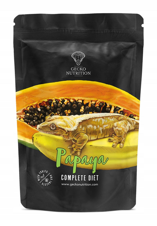Gecko Nutrition Papaya (papaja) 50g - pokarm (papka) dla gekona