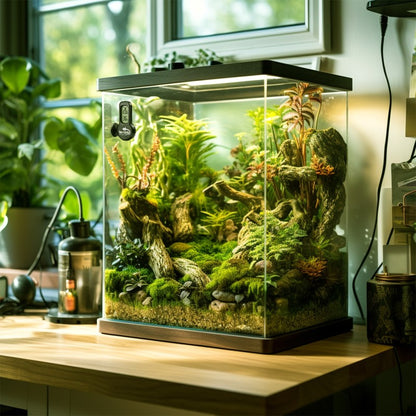 TERRARIO AeroSense Cyfrowy Termometr i Higrometr LCD do Terrarium