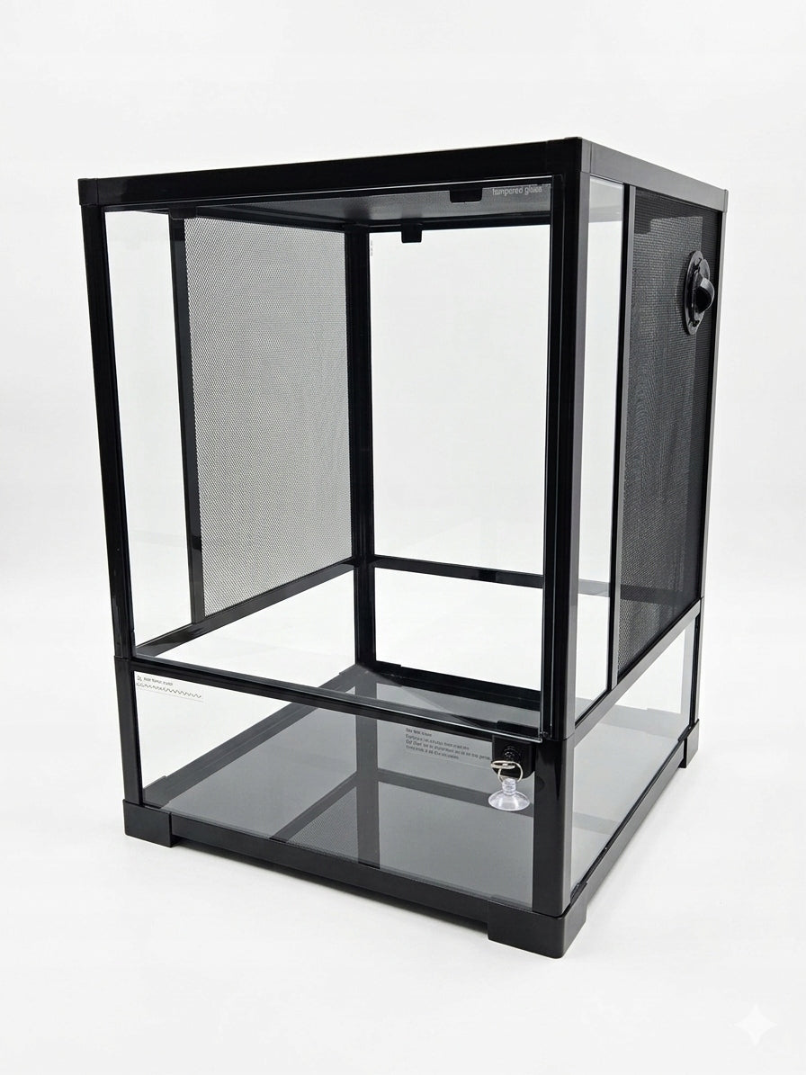 Szklane terrarium składane RK 45x45x60cm (HerpeTerrarium)