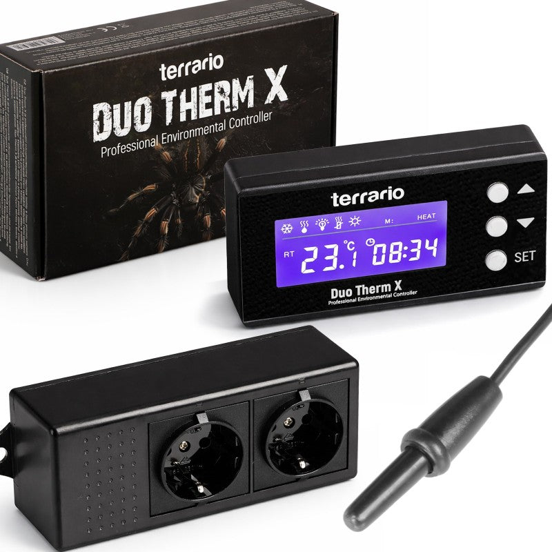 TERRARIO Duo Therm X Termostat Dzień Noc z Programatorem Czasowym