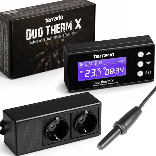 TERRARIO Duo Therm X Termostat Dzień Noc z Programatorem Czasowym