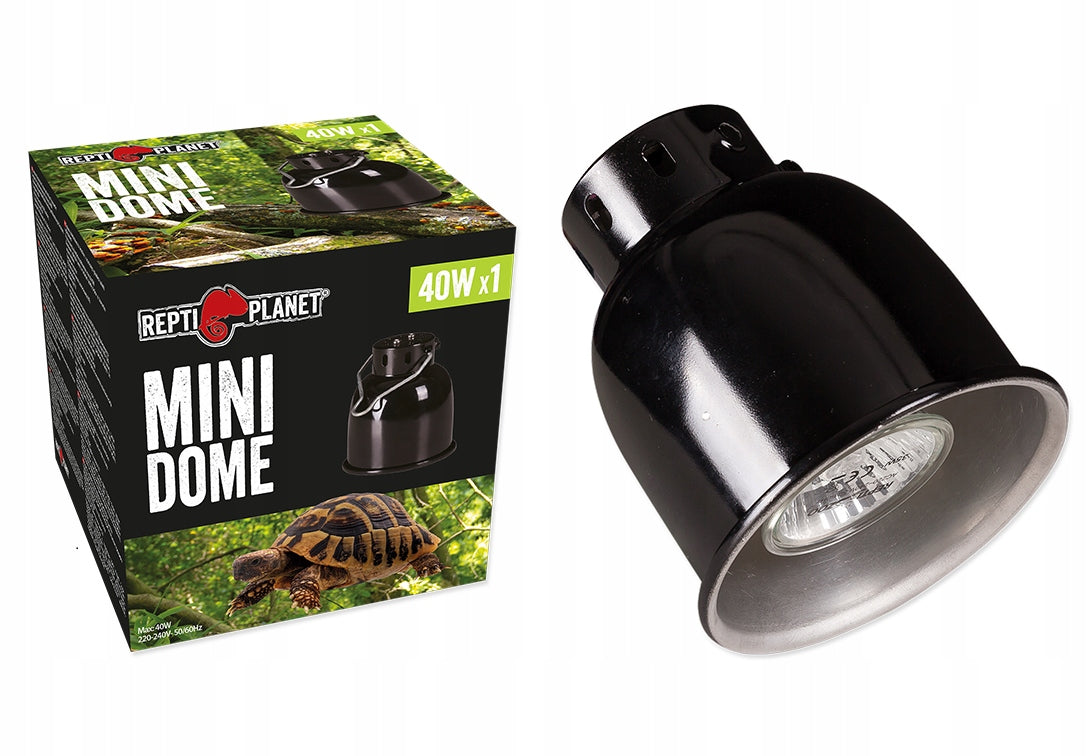 REPTI PLANET mini lampa/ oprawa/ klosz max 40W E27 do terrarium (Mini Dome)