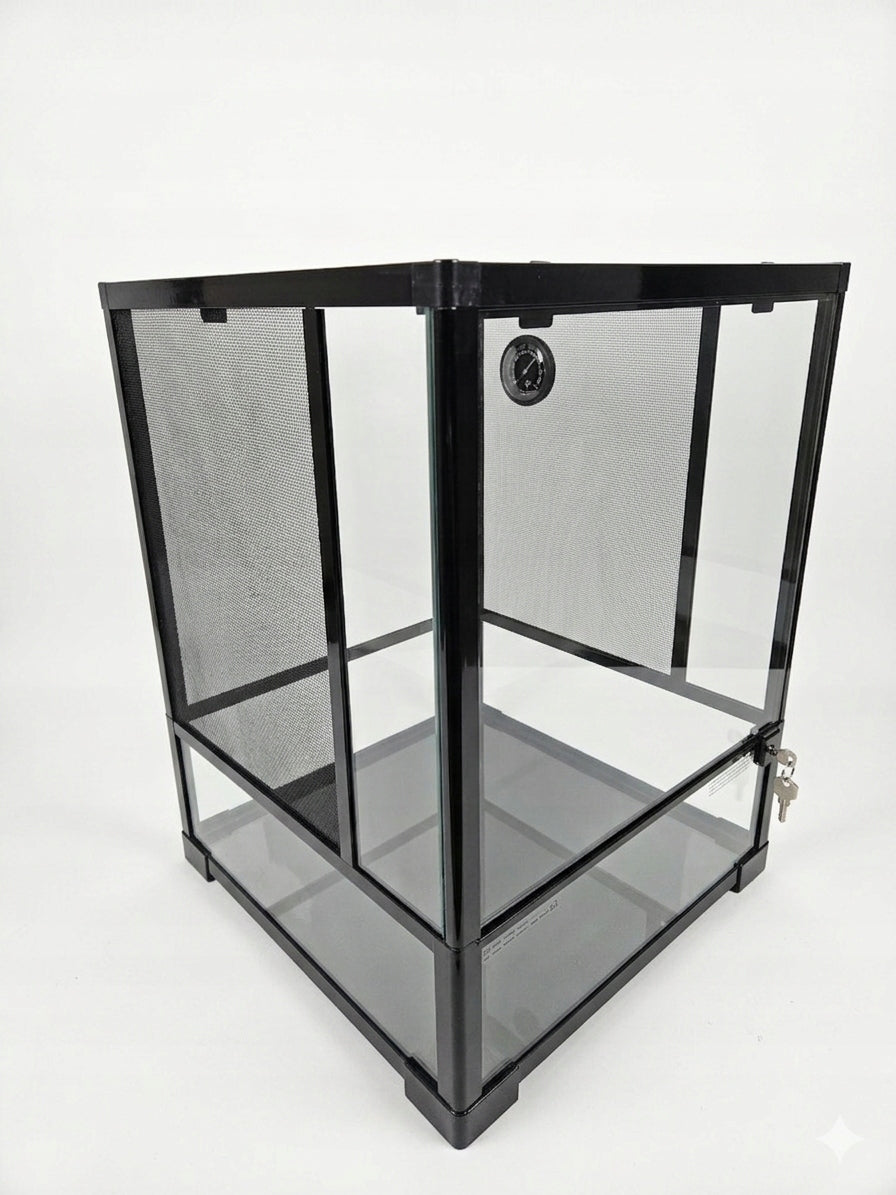 Szklane terrarium składane RK 45x45x60cm (HerpeTerrarium)