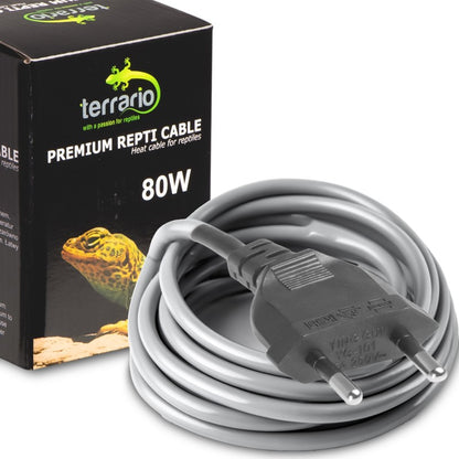 TERRARIO Kabel Grzewczy Wodoodporny 80W 10.5m Silikonowy do Terrarium