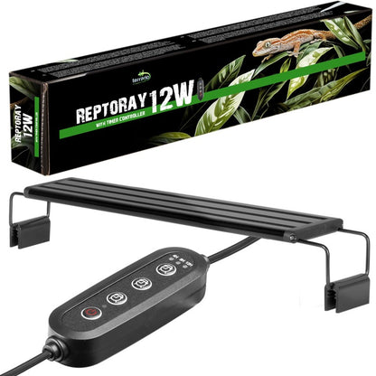 TERRARIO ReptoRay 12W Lampa LED do Terrarium 50cm Timer Programator