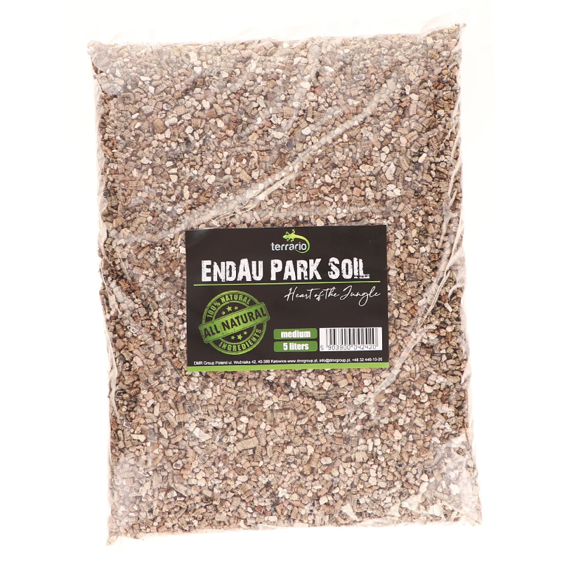 TERRARIO Endau Park Soil Medium 5L Wermikulit Podłoże Ściółka Inkubacja