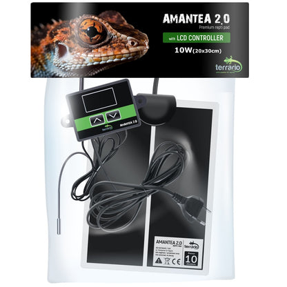 TERRARIO Amantea 10W Mata Grzewcza z Termostatem i Sondą 20x30cm