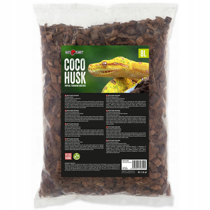 REPTI PLANET Podłoże kokosowe 8l do Terrarium (COCO HUSK)