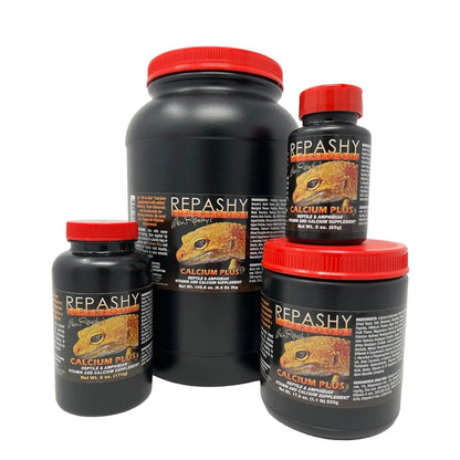 REPASHY Calcium Plus 170 g witaminy i wapń dla gadów i płazów