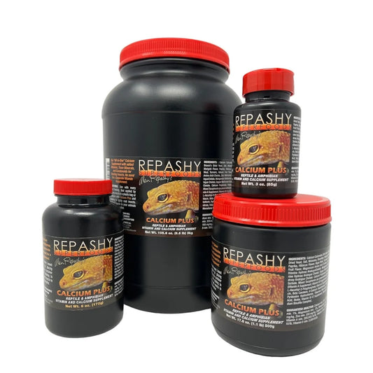 REPASHY Calcium Plus 170 g witaminy i wapń dla gadów i płazów