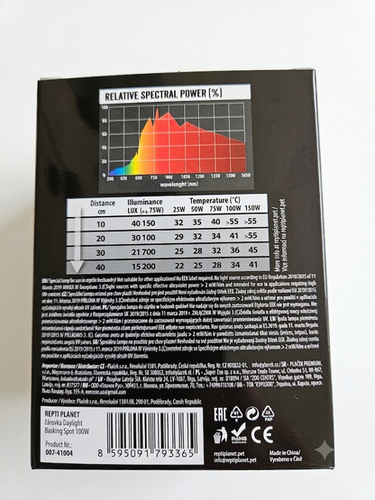 REPTI PLANET żarówka grzewcza dzienna DAYLIGHT BASKING Spot 100W