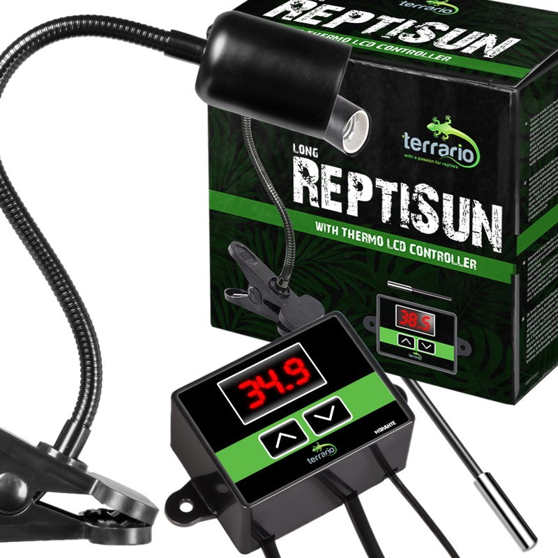 TERRARIO Long ReptiSun Temperature Control Lampa z Termostatem Sonda E27