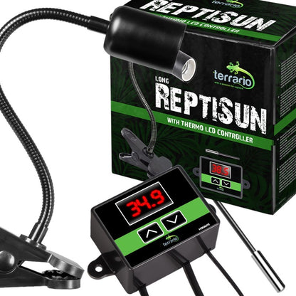 TERRARIO Long ReptiSun Temperature Control Lampa z Termostatem Sonda E27