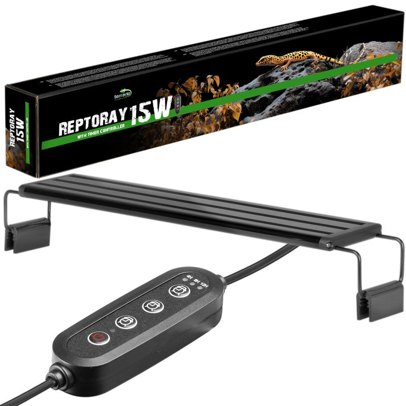 TERRARIO ReptoRay 15W Lampa LED do Terrarium 60cm Timer Programator