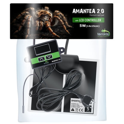 TERRARIO Amantea 5W Mata Grzewcza z Termostatem i Sondą 14x15cm