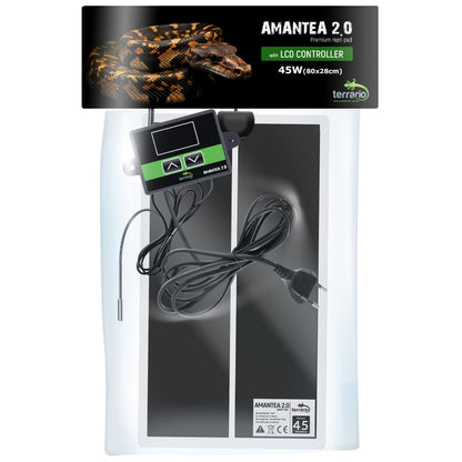 TERRARIO Amantea 45W Mata Grzewcza z Termostatem i Sondą 80x28cm