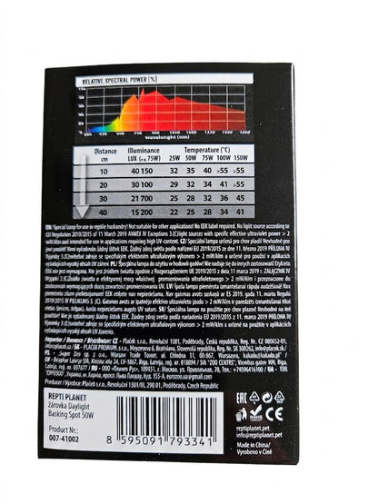 REPTI PLANET żarówka grzewcza dzienna DAYLIGHT BASKING Spot 50W