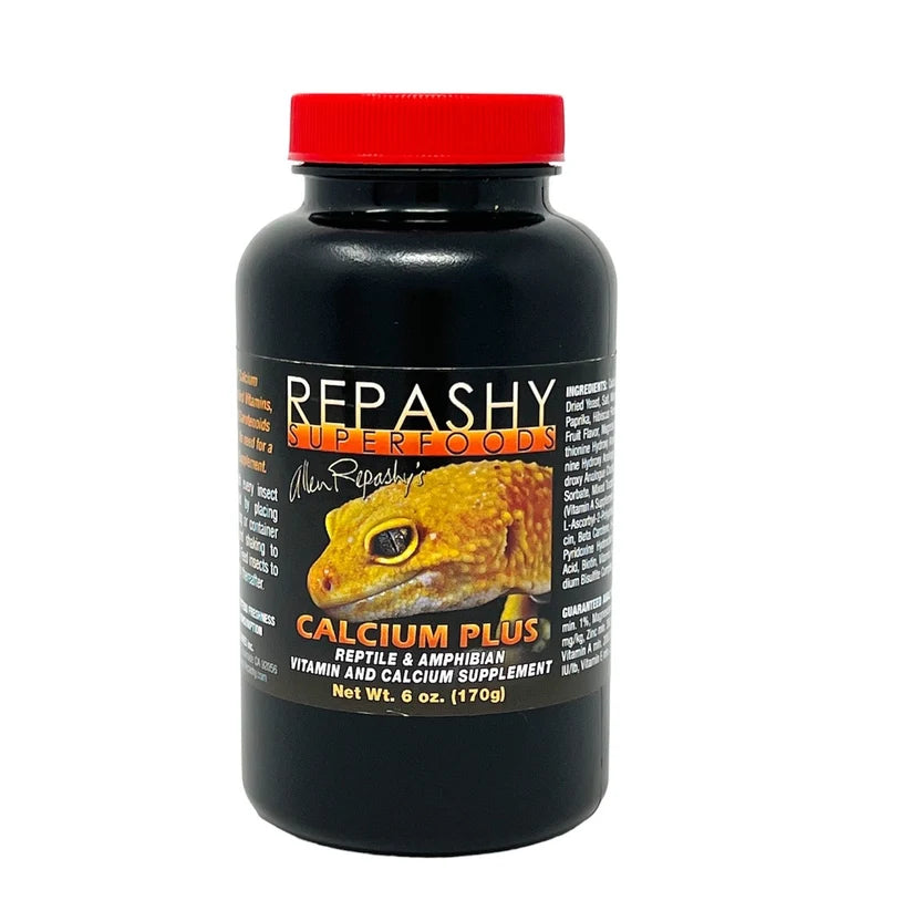 REPASHY Calcium Plus 170 g witaminy i wapń dla gadów i płazów