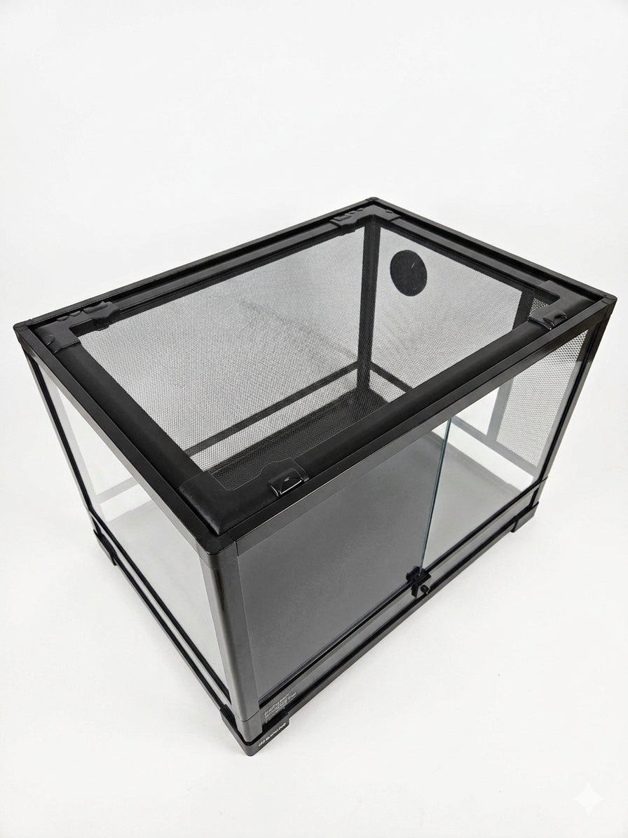 Szklane terrarium składane RK 60x45x45cm (HerpeTerrarium)