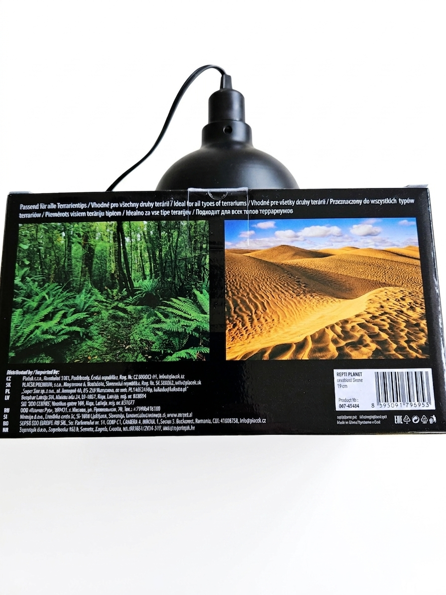 REPTI PLANET oprawa z kloszem 19cm E27 do terrarium (DOME LAMP)